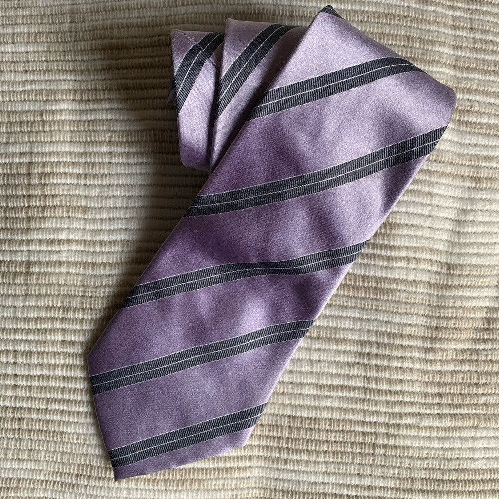 Classic Repp Stripe Necktie - Sean John